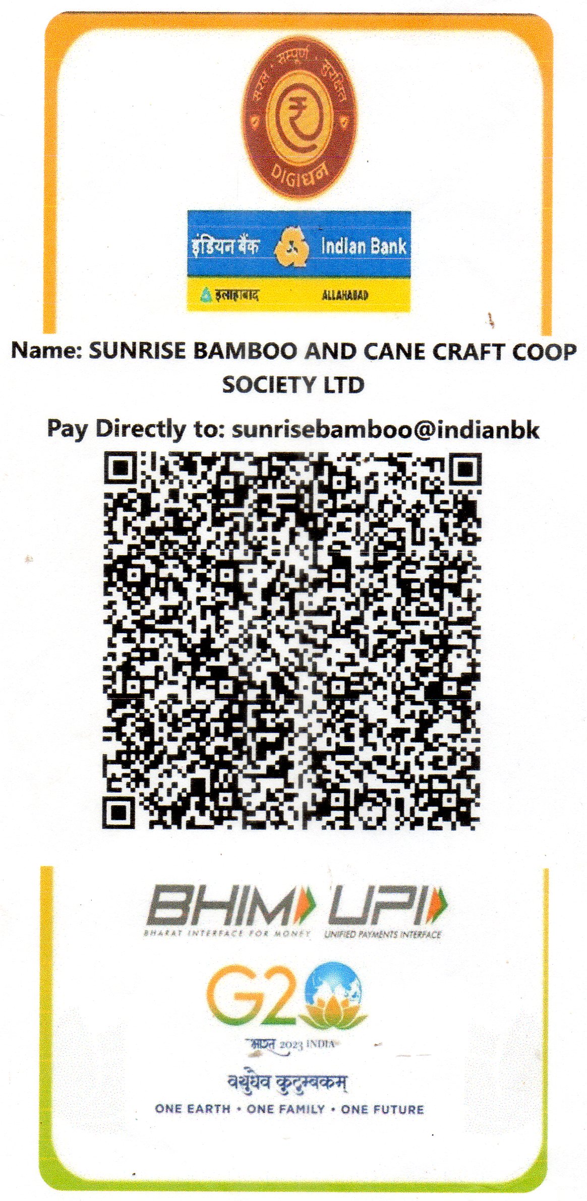 QR Code for Payment